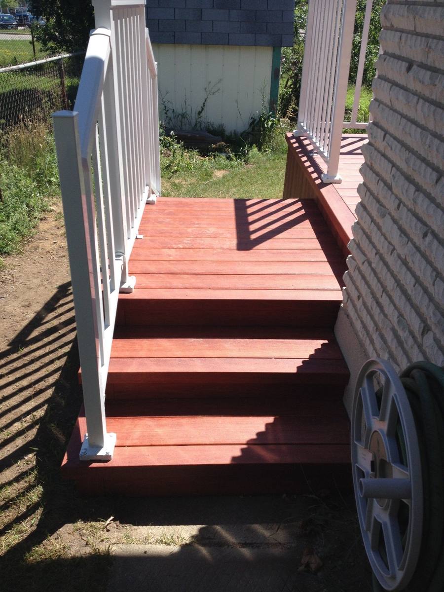 Custom deck, porch and fence build by Absolute Home Creations — project 1