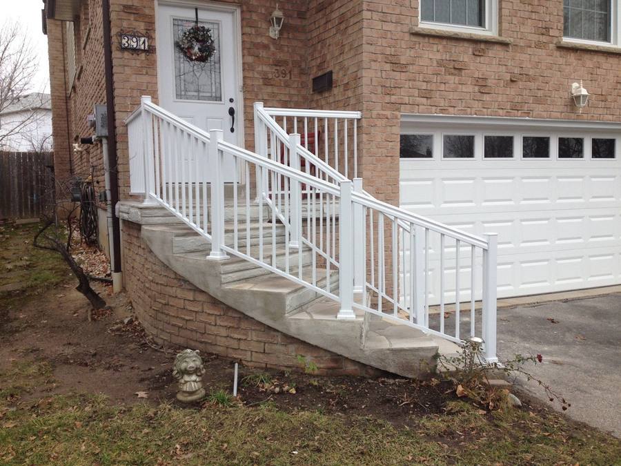 Patterned concrete, stonework and landscaping by Absolute Home Creations — project 9